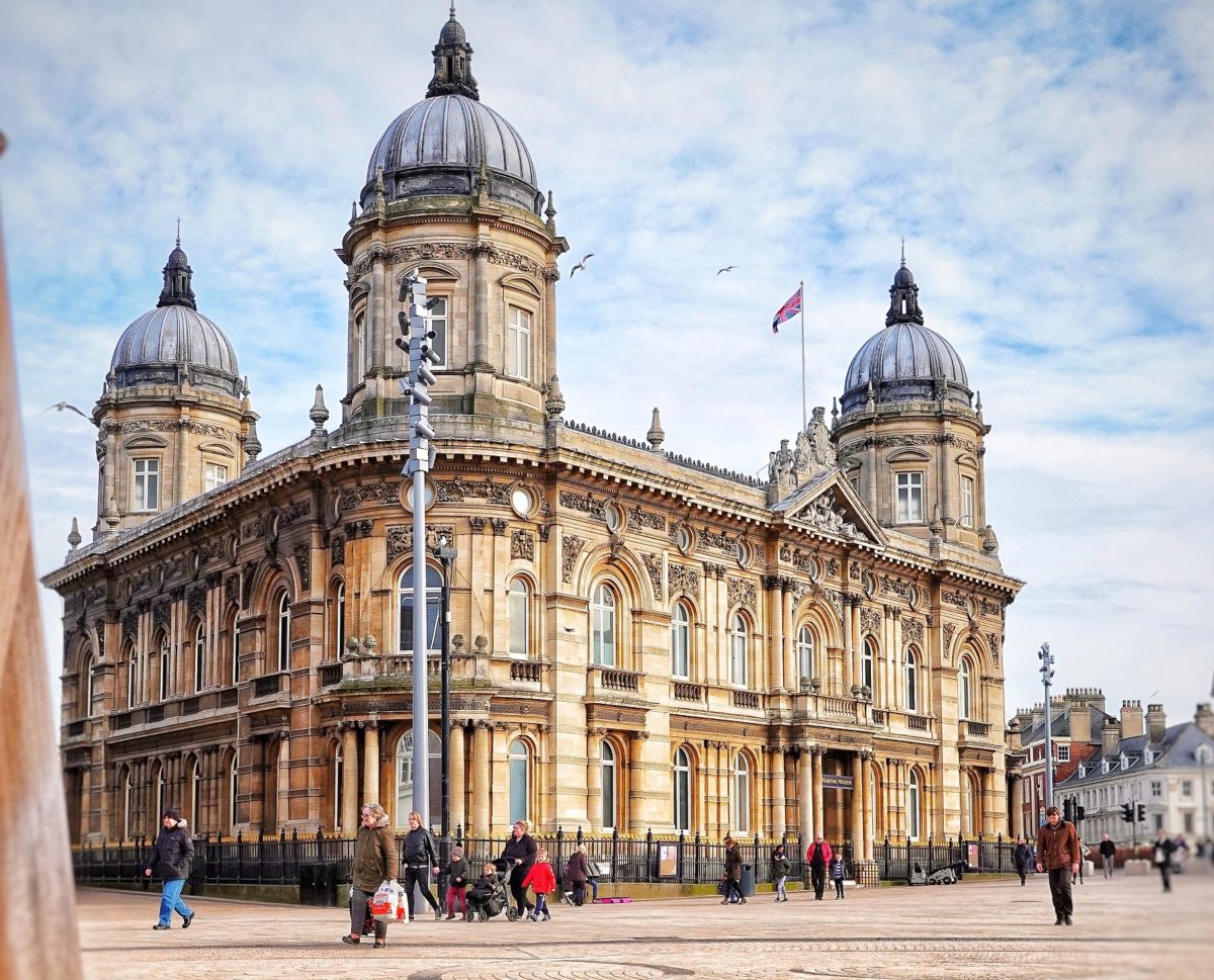 The Hull Maritime Museum in Queen Victoria Square.