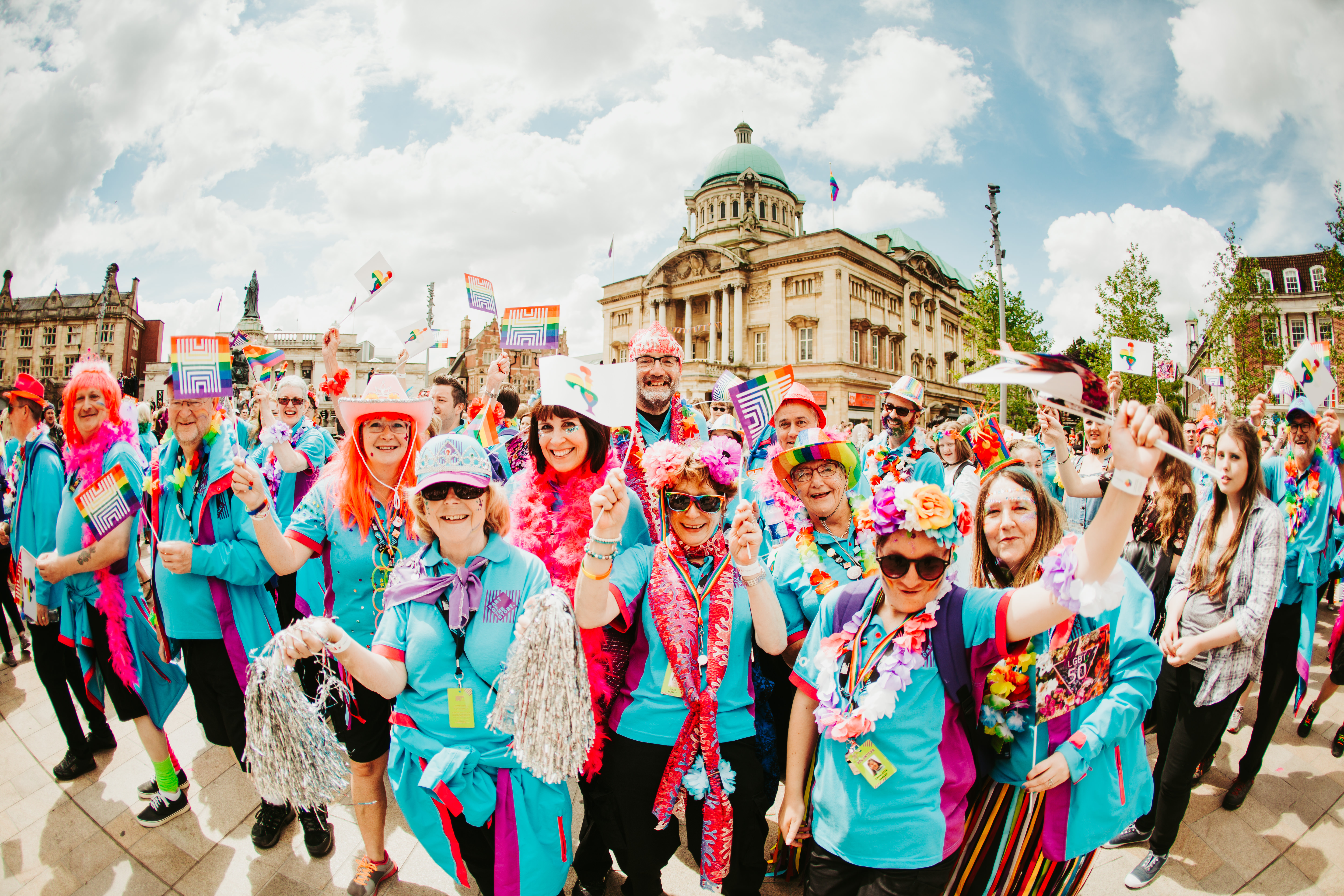 The City of Culture Volunteers during Pride in Hull.