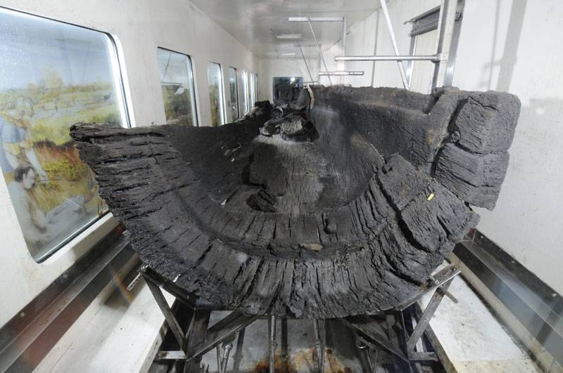 Hasholme Boat at Hull and East Riding Museum.