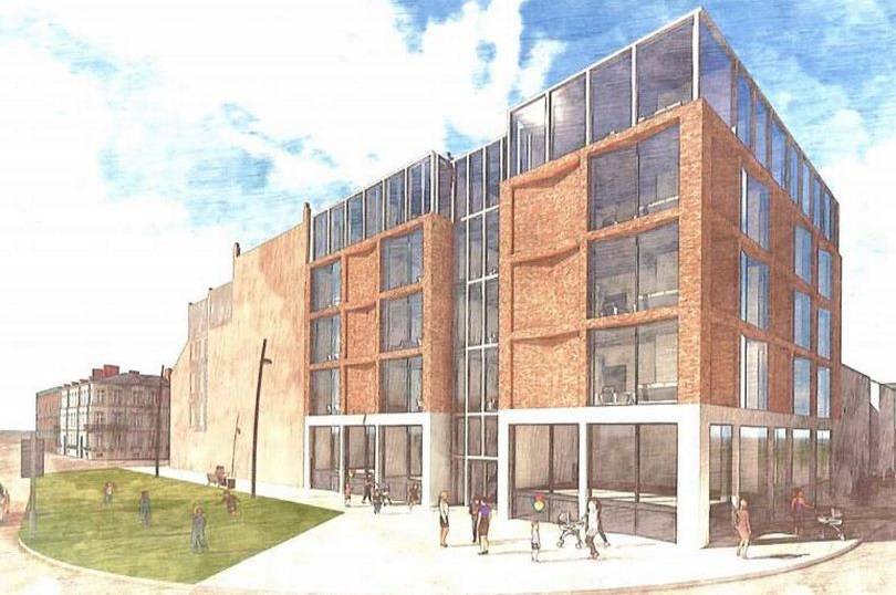 Hull city centre could get a new apartment building with 30 flats, roof terrace, cinema and a gym.