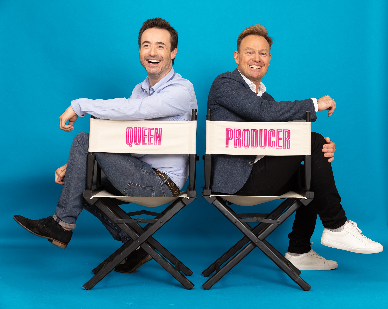 Priscilla Queen of the Desert The Musical star Joe McFadden, left, and producer Jason Donovan.