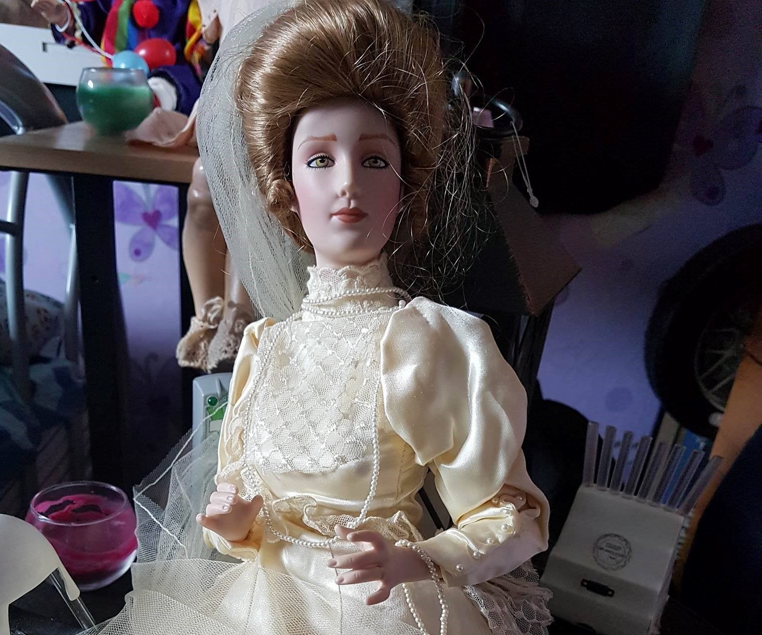 The Bridal Doll is said to give people nightmares and set off fire alarms.