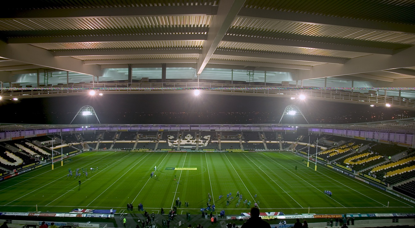 The KCOM Stadium in West Park, Hull.