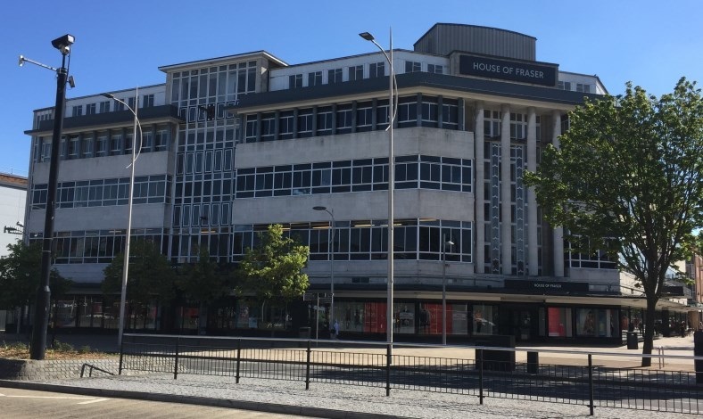 House of Fraser in Paragon Square, Hull.