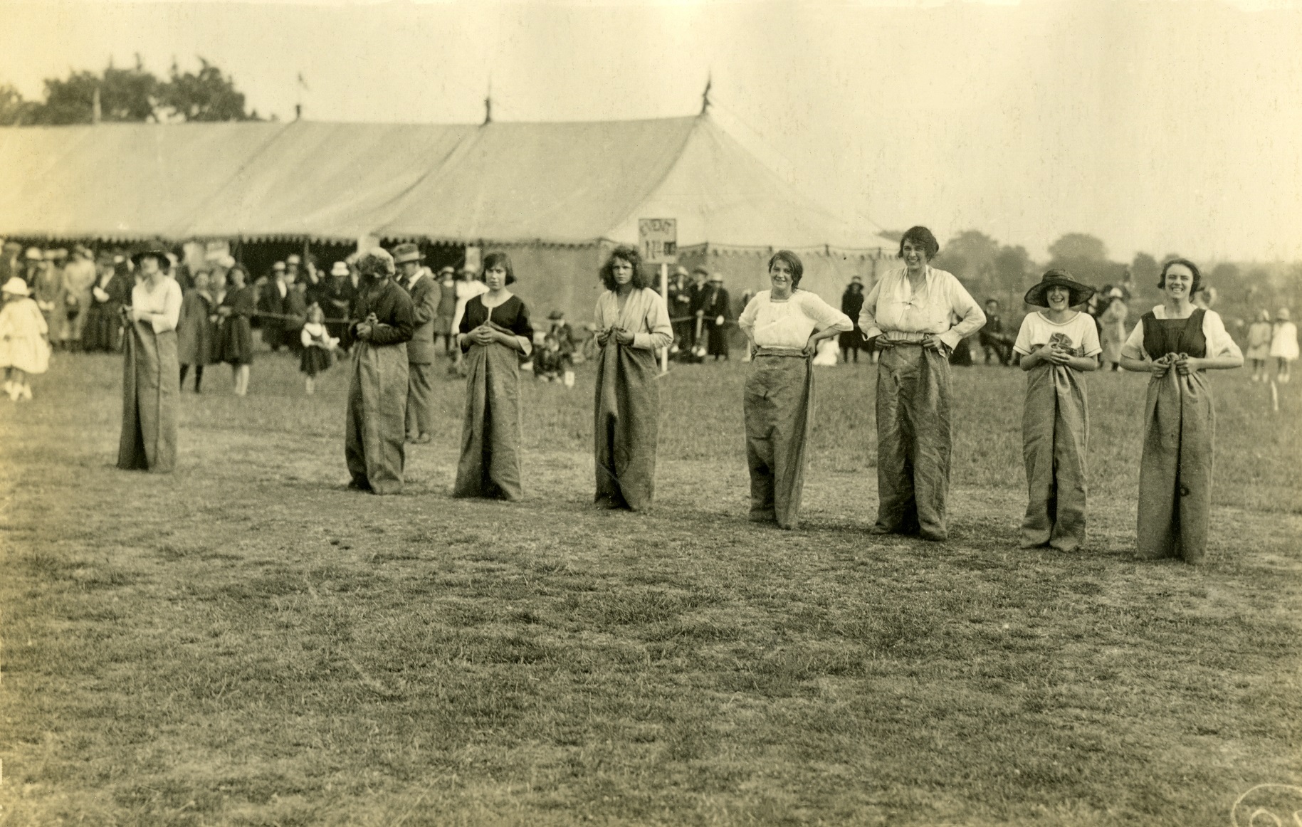 A sack race at the Needler’s sports day in 1925.