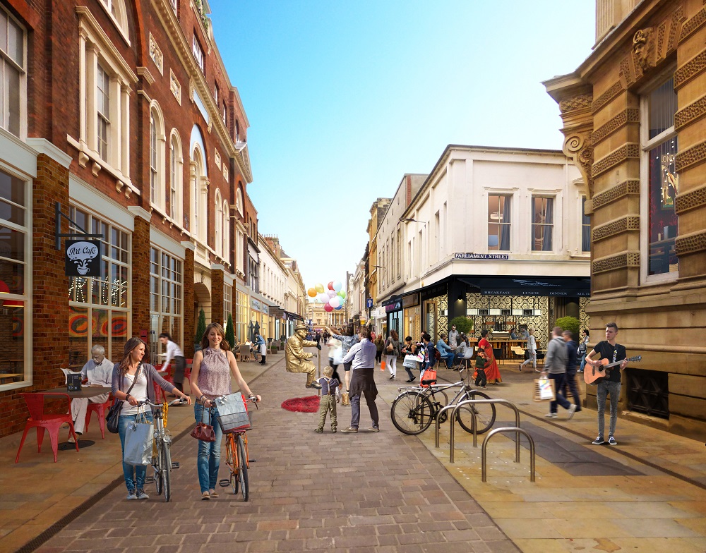An image showing how Whitefriargate could look