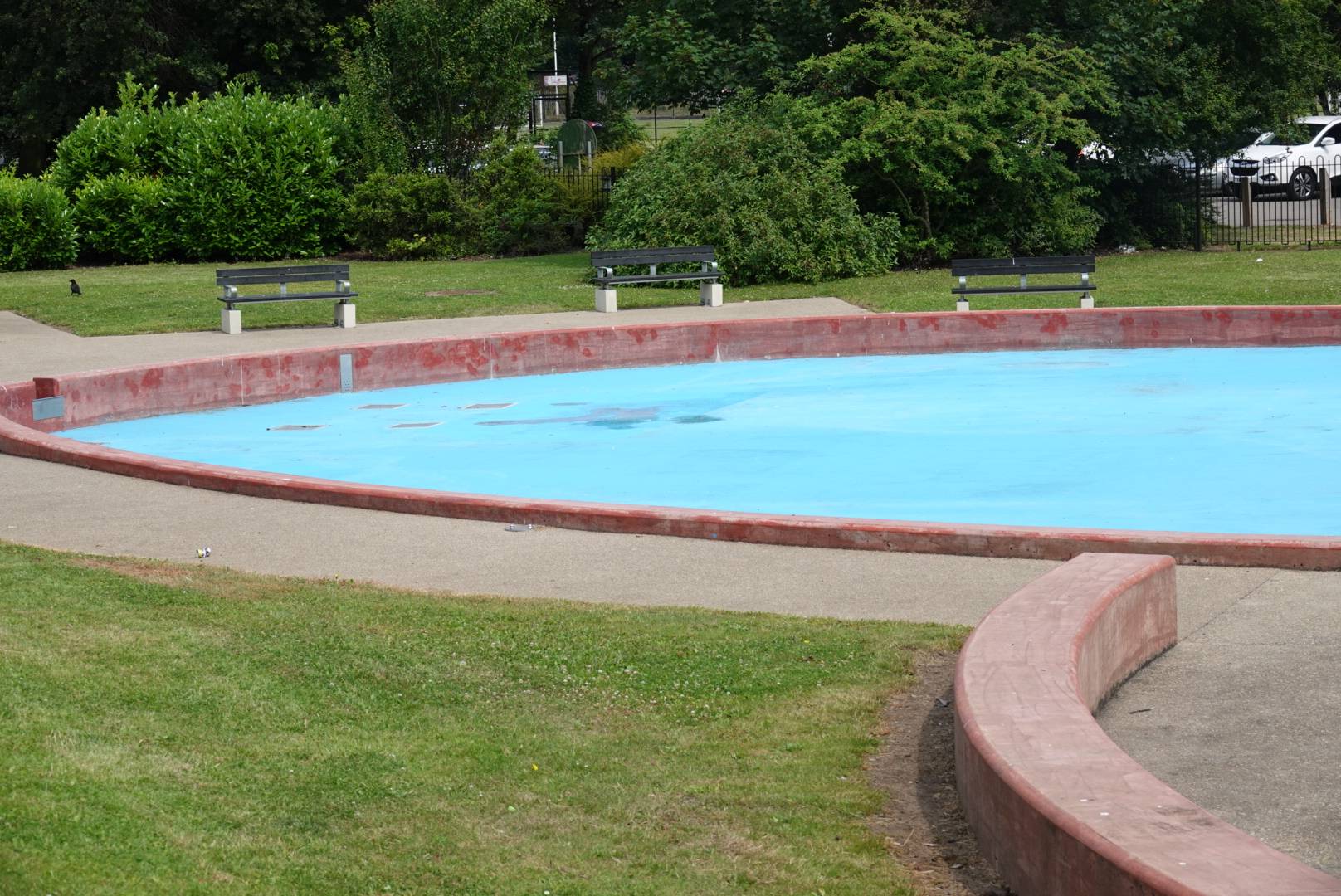 The West Park splash pool play area.