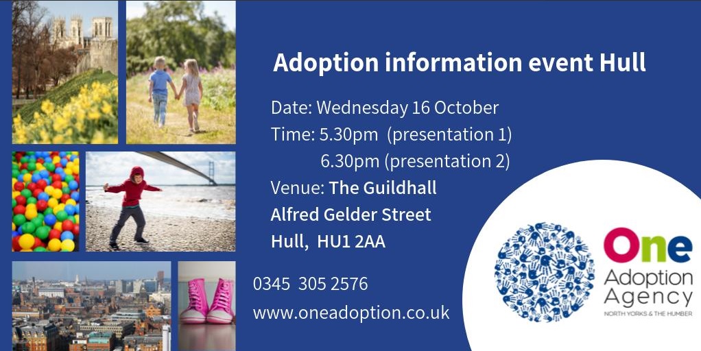 Adoption event poster