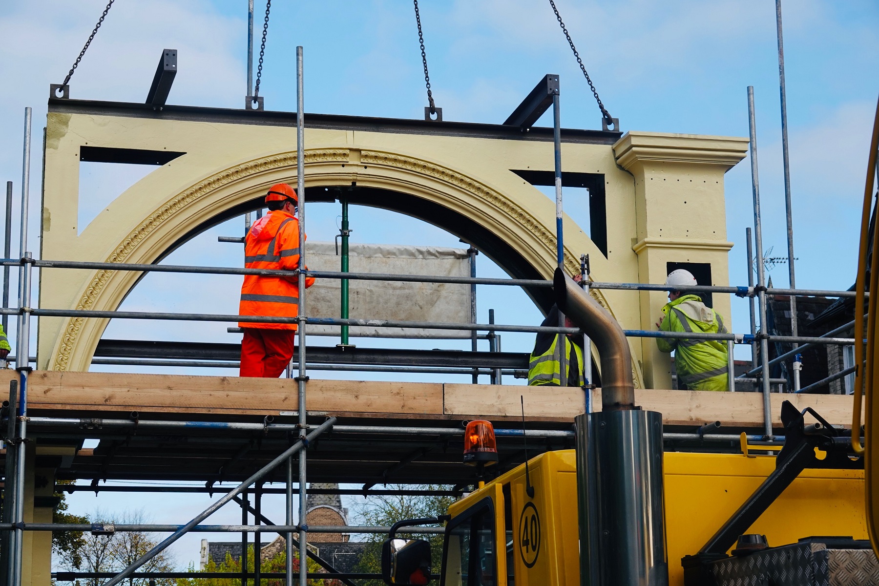 The restoration of the Pearson Park archway