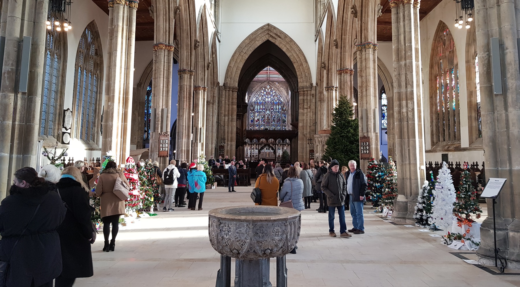 The Christmas Tree Festival at Hull Minster