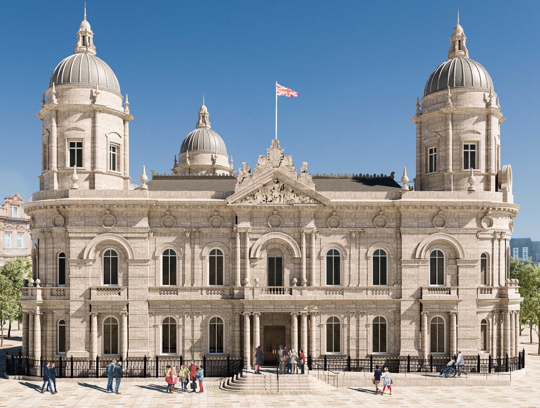 How the new ramp at the Hull Maritime Museum will look.