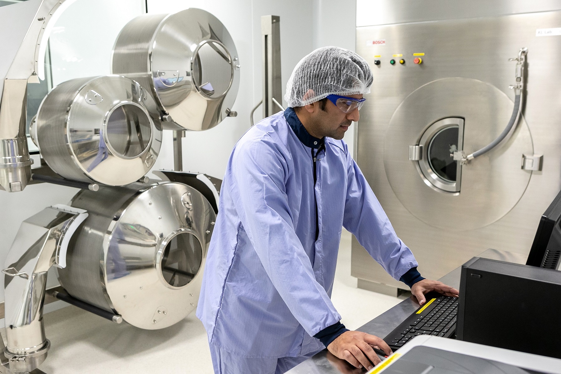 The formulation laboratory at RB’s £105m science and innovation centre.