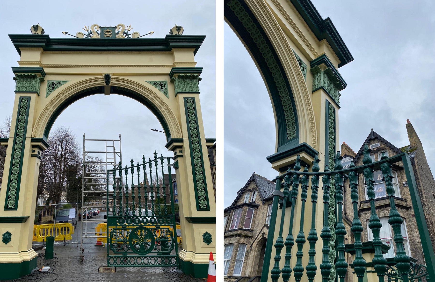 The Pearson Park archway