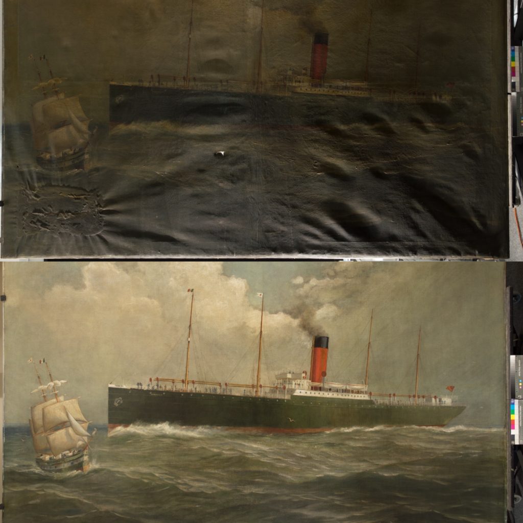Maritime restored painting