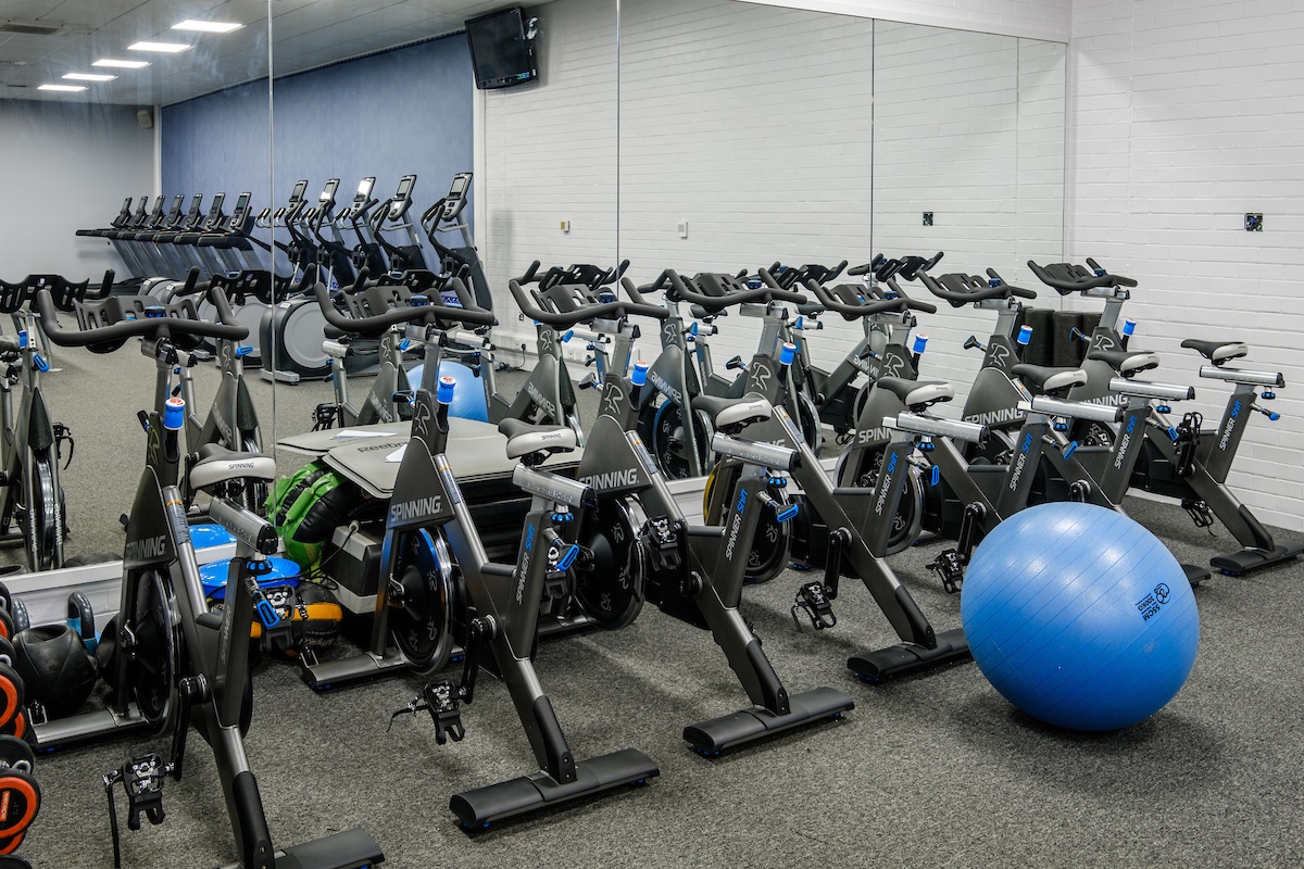 The new gym equipment at Ennerdale.