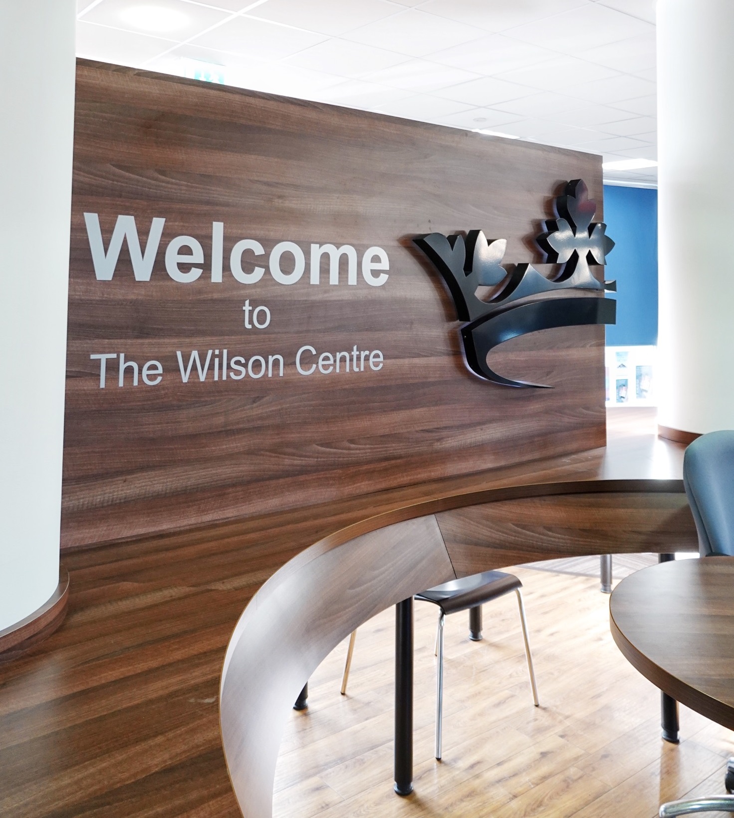 The Wilson Centre interior has been refurbished.