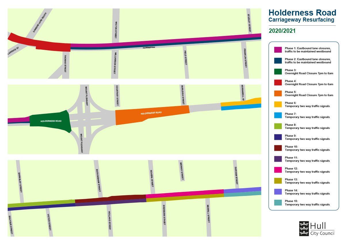 Holderness Road Map