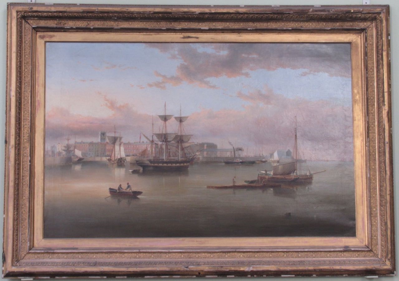 The Calm on the Humber painting at the Maritime Museum is one of the works to be conserved.