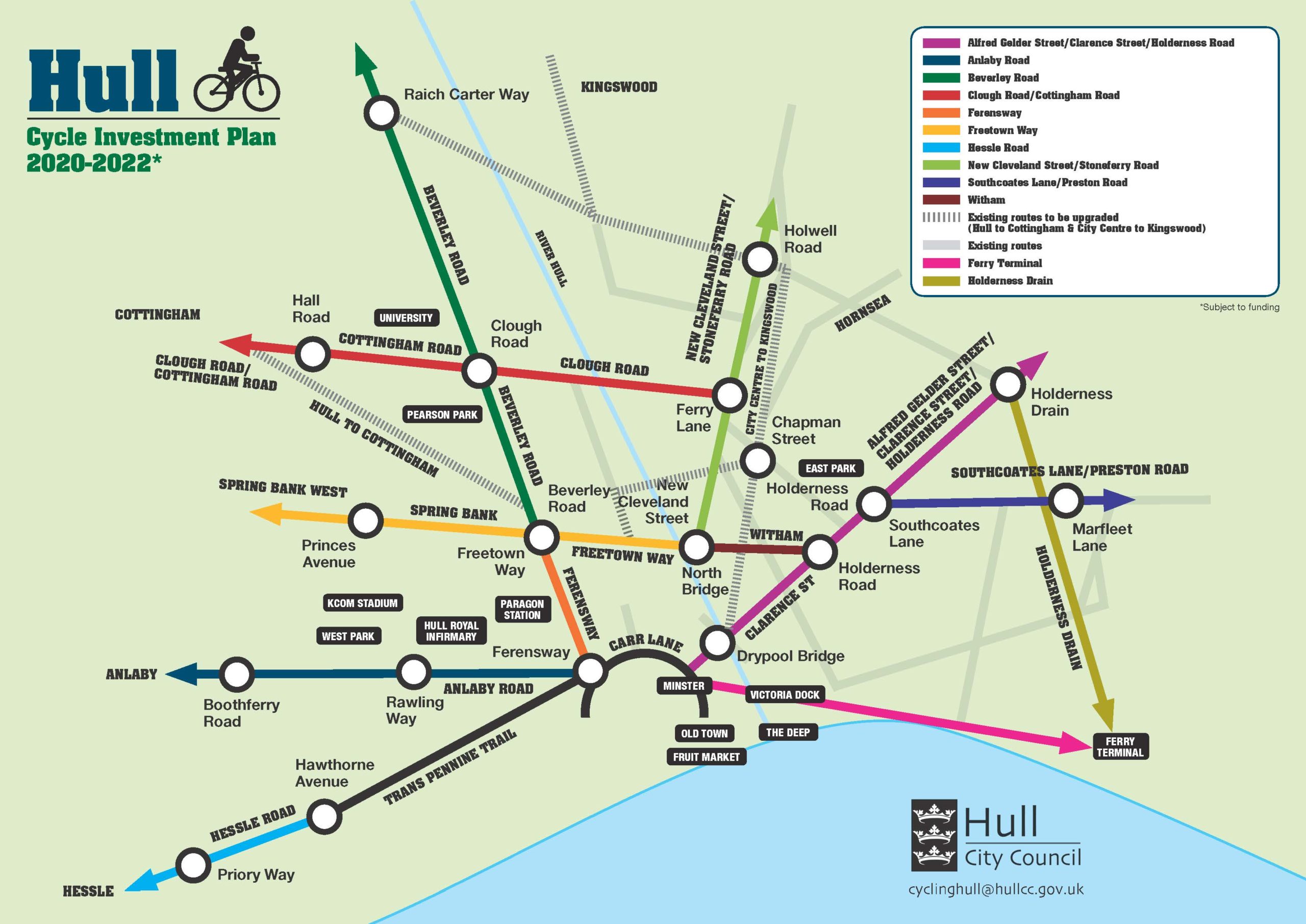 Cycling map