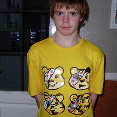 Tristin Sole, 14 from Hull designed the England Pudsey